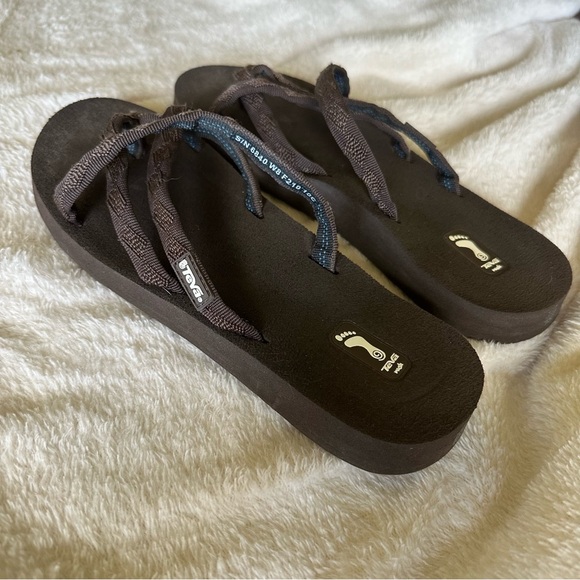 TEVA WOMEN’S OLOWAHU SANDALS SZ 7.5 - Picture 2 of 5